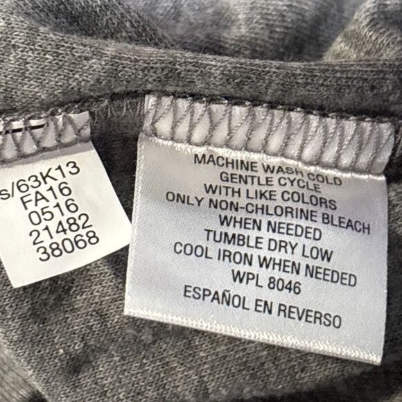 Tasso Elba Men's Long Sleeve Striped Pullover Sweatshirt Suede Elbows Grey XL - Picture 11 of 11